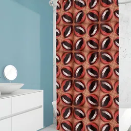 ArtzFolio Brown Waterproof Shower Curtains-image-78