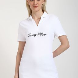 Tommy Hilfiger Women Polo Collar Pockets T-shirt-image-94