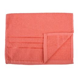 Kuber Industries Set Of 2 Orange-Coloured Striped Cotton Face Towels image 4