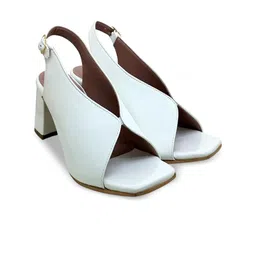 MONAQI Women Colourblocked Block Heels-44