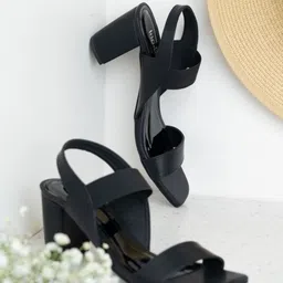 Inc 5 Women Party Block Square Toe Sandals-8