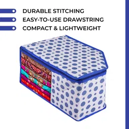 Kuber Industries Blue Set of 4 Regular Multi-Utility Organisers image 4