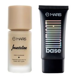 MARS Set Of Foundation & Makeup Base Primer - 40ml + 45ml-image-40