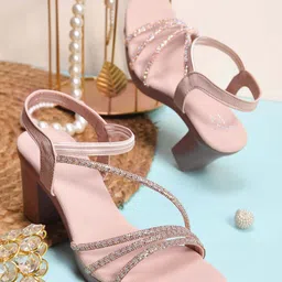 JM Looks Party Block Sandals-31