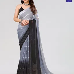 Moda Rapido Set of 2 Striped Satin Sarees-picture-28