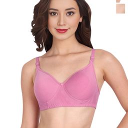 Liigne Women Pack of 2 Full Coverage Everyday Bra-image-38