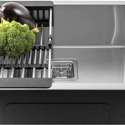 Handmade Kitchen Sink 24 X 18 X 10 Sound Proof Single Bowl 304 Grade Under Mount Stainless Steel_M110 Vessel Sink-image-91