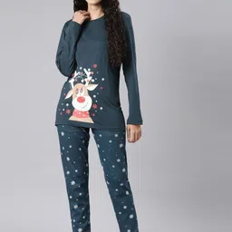 Nap Chief Unisex Printed Night suit-picture-21