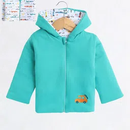 BUMZEE Boys Reversible Conversational Printed Padded Jacket-image-42