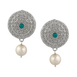 Stefan Rhodium-Plated Dangler Drop Earrings-image-14