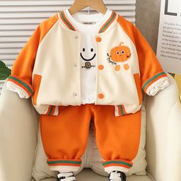 INCLUD Boys Embroidered Round Neck Pure Cotton T-Shirt & Jacket With Jogger-picture-20