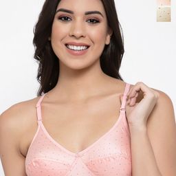 SHYAM SONS FLAIR Printed Pack of 3 Full Coverage Cotton Bras-picture-7