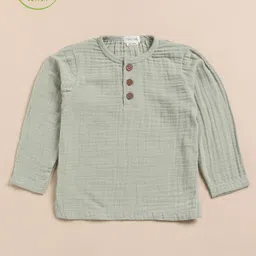 COT & CANDY Kids Henley Neck Pockets T-shirt-32