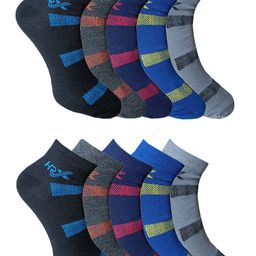 HRX by Hrithik Roshan Men Pack Of 10 Ankle Length Socks-33