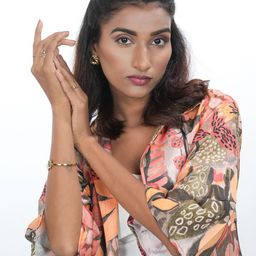 GO BOUJEE Printed Top With Palazzo With Shrug Co-Ords image 5