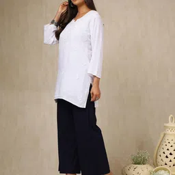 Soch Women Wide Leg Regular Fit Trousers-image-87