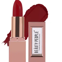 Beauty People Glorified Gold Matte Lipstick With Vitamin E- Scarlet-46