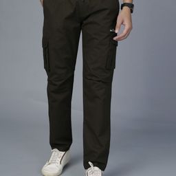 Cargo Sports Men Relaxed Cargos Trousers-picture-6