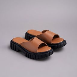 DressBerry Platform Pumps with Laser Cuts-image-2