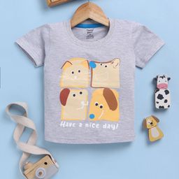 Toonyport Boys Typography Printed Applique T-shirt-image-40