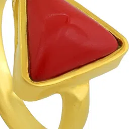 GenZcomplex Gold-Plated Brass Finger Ring-image-70