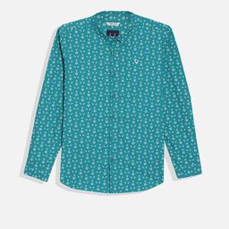 Allen Solly Junior Boys Spread Collar Floral Printed Cotton Slim Fit Casual Shirt-picture-14