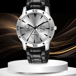 Gopal Shopcart Unisex Bracelet Style Straps Analogue Watch AeviyoSLV M1 SLV D 801 BLK-image-85