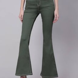 Stylecast X Kotty Women Bootcut High-Rise Stretchable Jeans-image-74