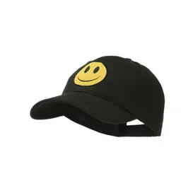 Infispace Men Embroidered Pure Cotton Smiley Summer Cap-93