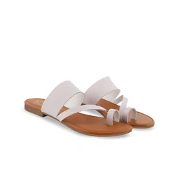 Stylestry Women Colourblocked One Toe Flats-image-3