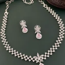 FIRST TOUCH Women Pink Jewellery Set-image-72