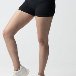 STRCH Women Skinny Fit High-Rise Training or Gym Shorts-image-22