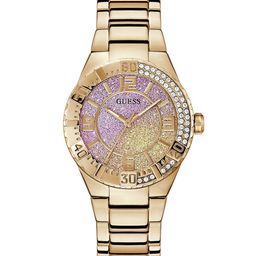 GUESS Women Embellished Dial & Stainless Steel Bracelet Style Analogue Watch GW0882L3-picture-14