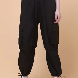 Charitra Women Relaxed Joggers Trousers-image-28