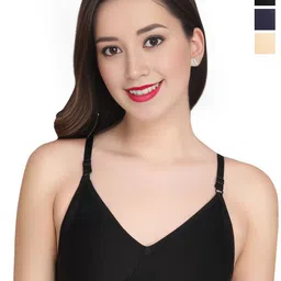 Liigne Bra Full Coverage Pack of 3 Bra-image-3
