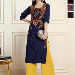 Anouk Rustic Pack Of 4 Geometric Printed Kurta-image-92