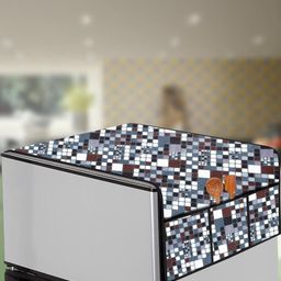 The Furnishing Tree Grey Printed Refrigerator Cover-image-68