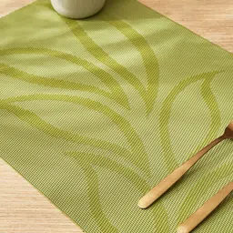 Home Centre Eden 6-Pcs Green Textured Table Placemats-3