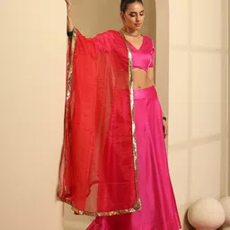 indy Raaga Ready to Wear Lehenga & Blouse With Dupatta-image-60