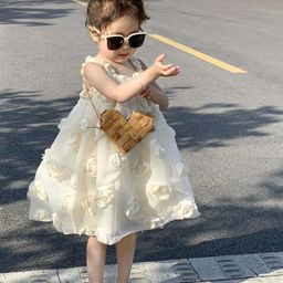 LULU & SKY Print Flutter Sleeve A-Line Dress-picture-3