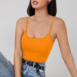 AAHWAN Women Shoulder Straps Crop Fitted Top-image-74