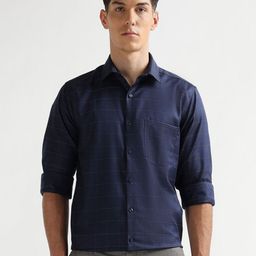 Arrow Men Windowpane Checks Checked Casual Shirt-picture-28
