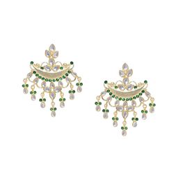 Anouk Gold-Plated Rhinestone Studded Crescent Shaped Chandbali-24