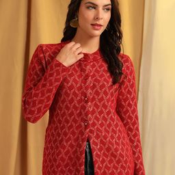 Cayman Women Woollen Cardigan-image-29