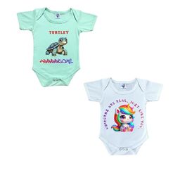 Cute Pals Kids-Unisex Multicoloured Cotton Rompers-image-89