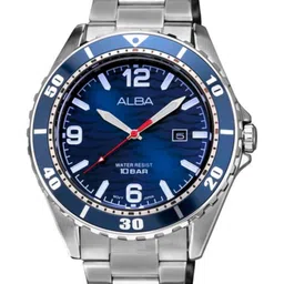 ALBA Blue Ripple Patterned Dial - AG8N47X1-47
