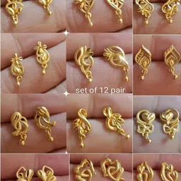 niva fashion Women Gold Earrings-25