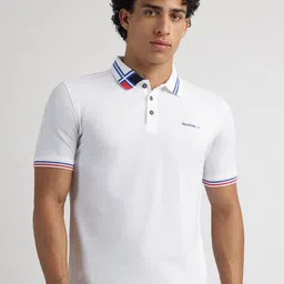 Reebok Men Solid Polo Collar T-shirt-image-85