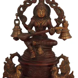 Exotic India Brown Religious Idol Showpiece-image-88