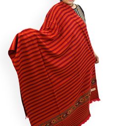 Vrinde Women Striped Printed Shawl-17